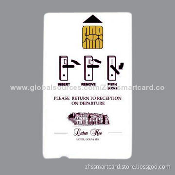 Contact IC card for hotel access control